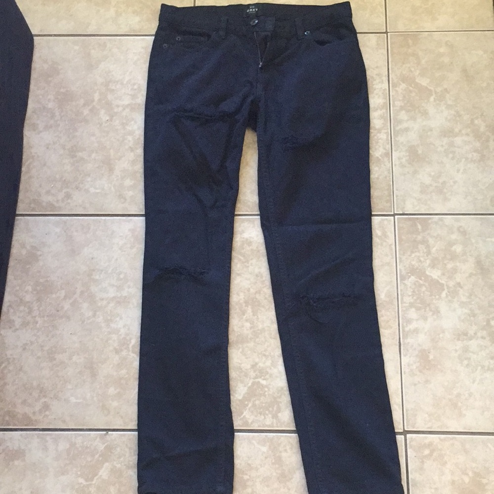 Obey “Nemesis” low rise jeans